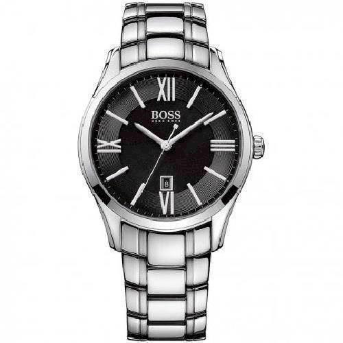 Image of Hugo Boss Sølv Quartz herre ur, model 1513025